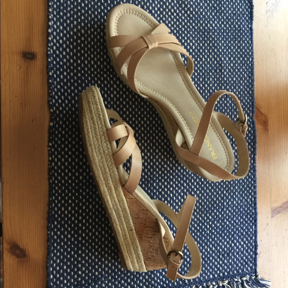 Franco Sarto Jute Cork Wedges